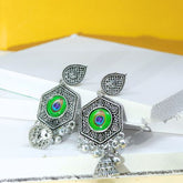 Oxidised Earring  Morpankh 06